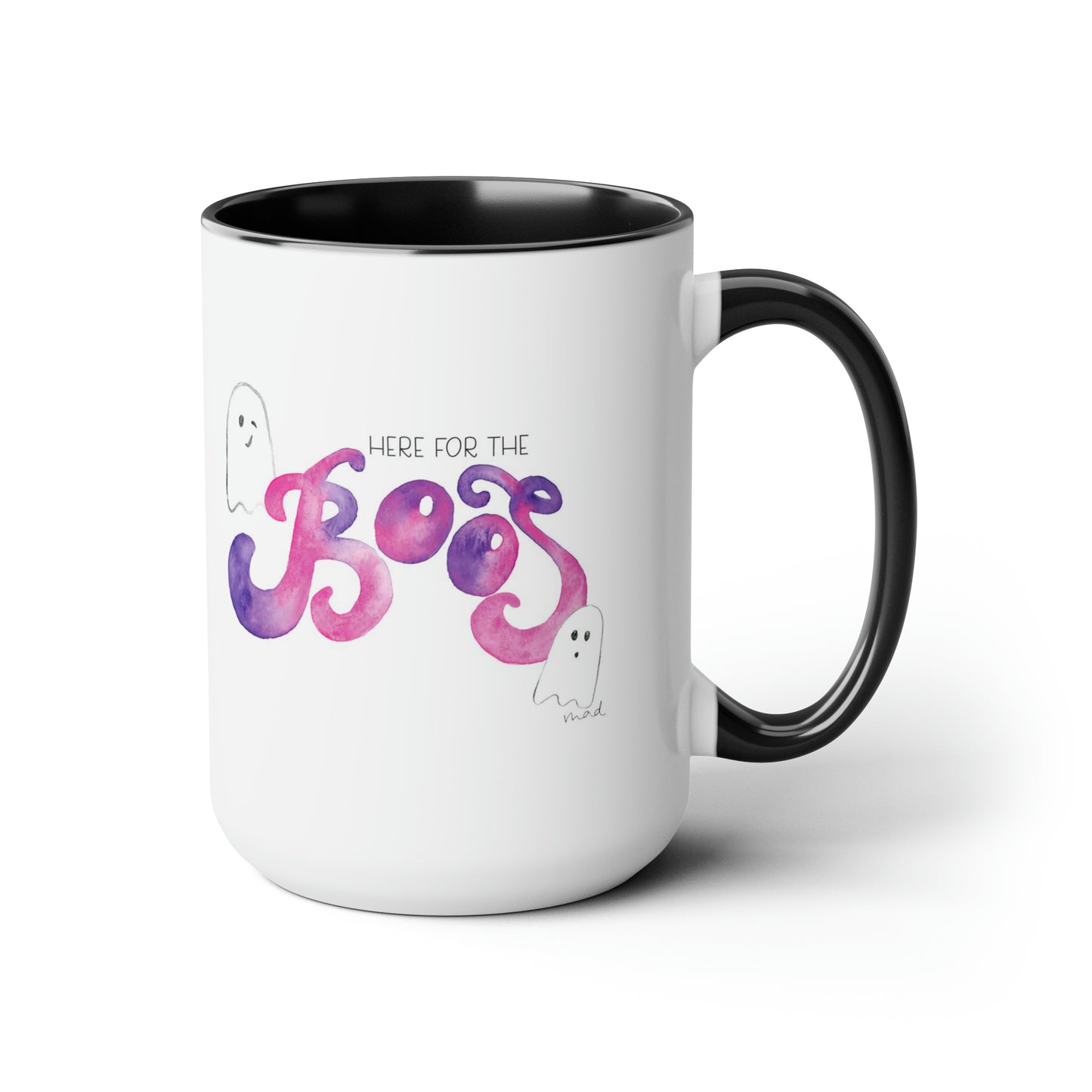 Here for the Boos, Funny Halloween Mug