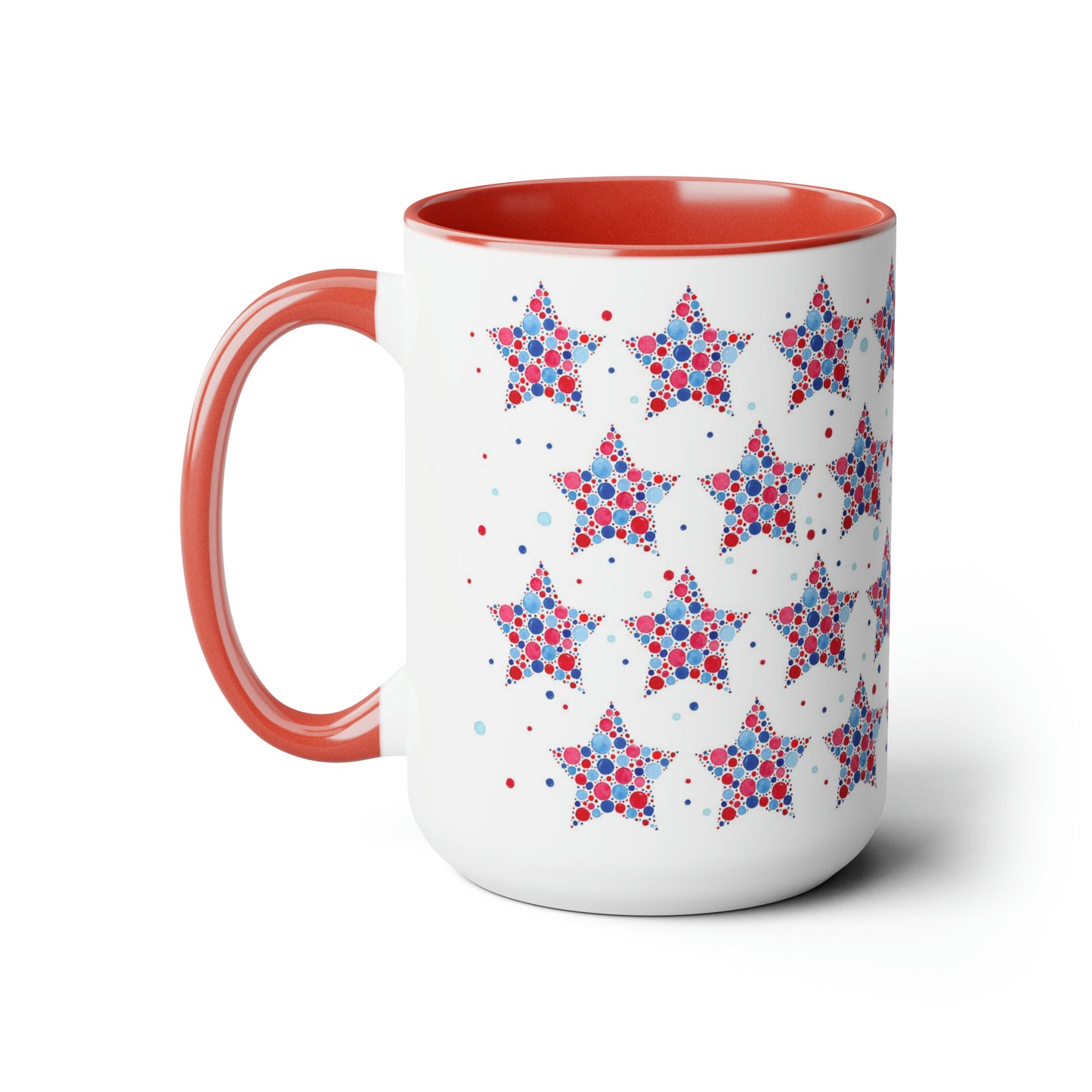 Patriotic Star, Americana Ceramic Mug