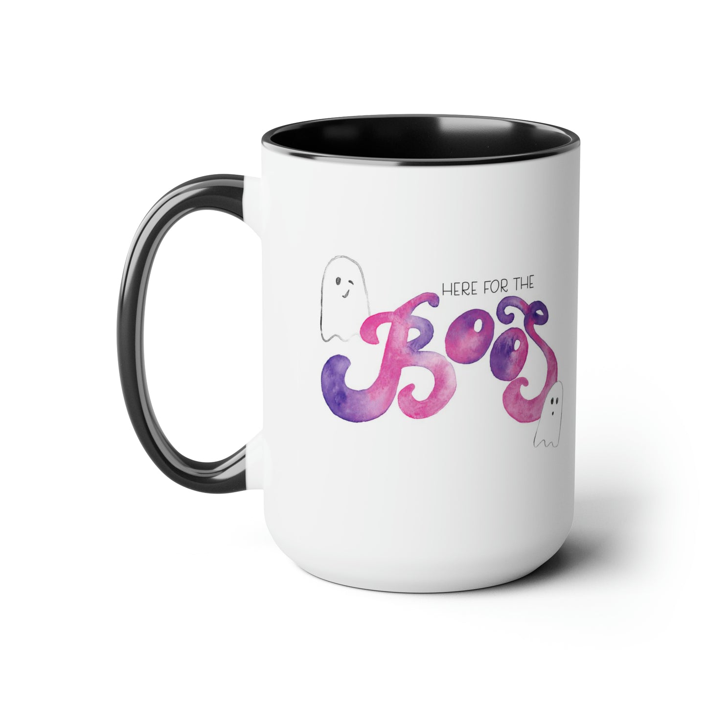 Here for the Boos, Funny Halloween Mug