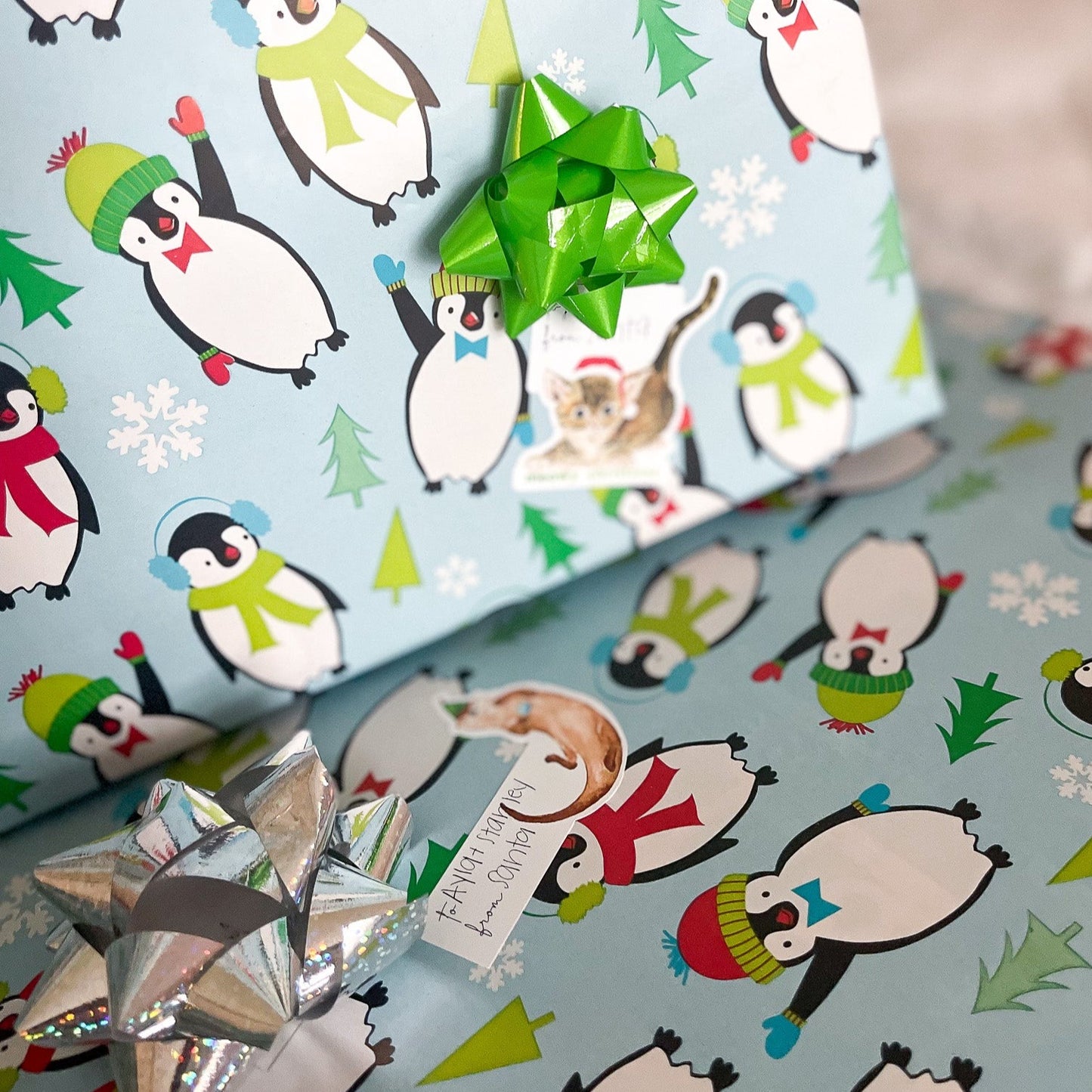 Holiday Animal Gift Sticker Sheet