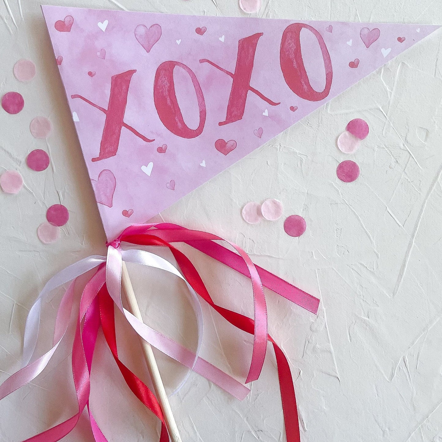 Valentine's Day Party Flag