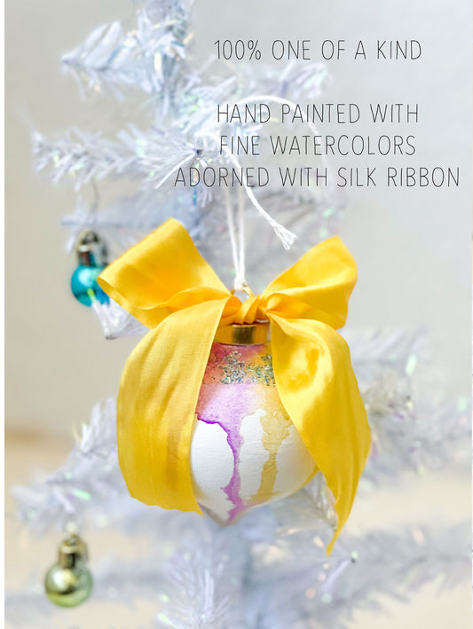 Ceramic Hand Painted Keepsake Holiday Ornaments