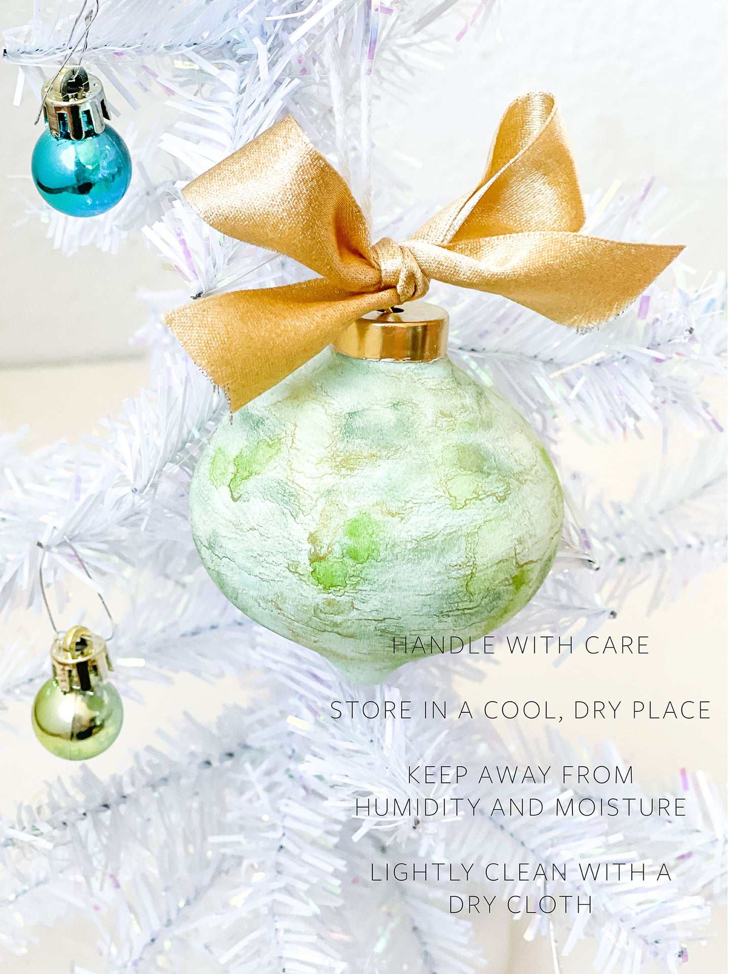 Ceramic Hand Painted Keepsake Holiday Ornaments