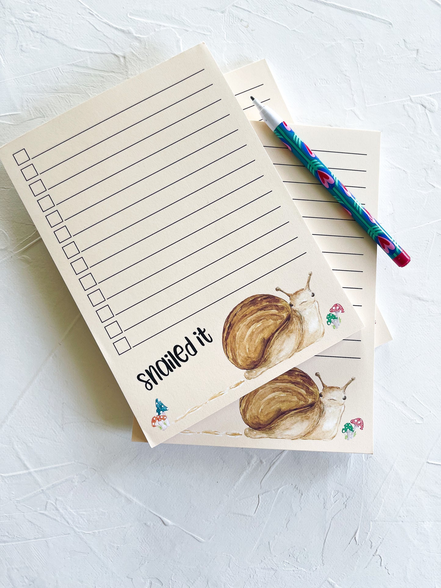 Snailed it! Watercolor Notepad