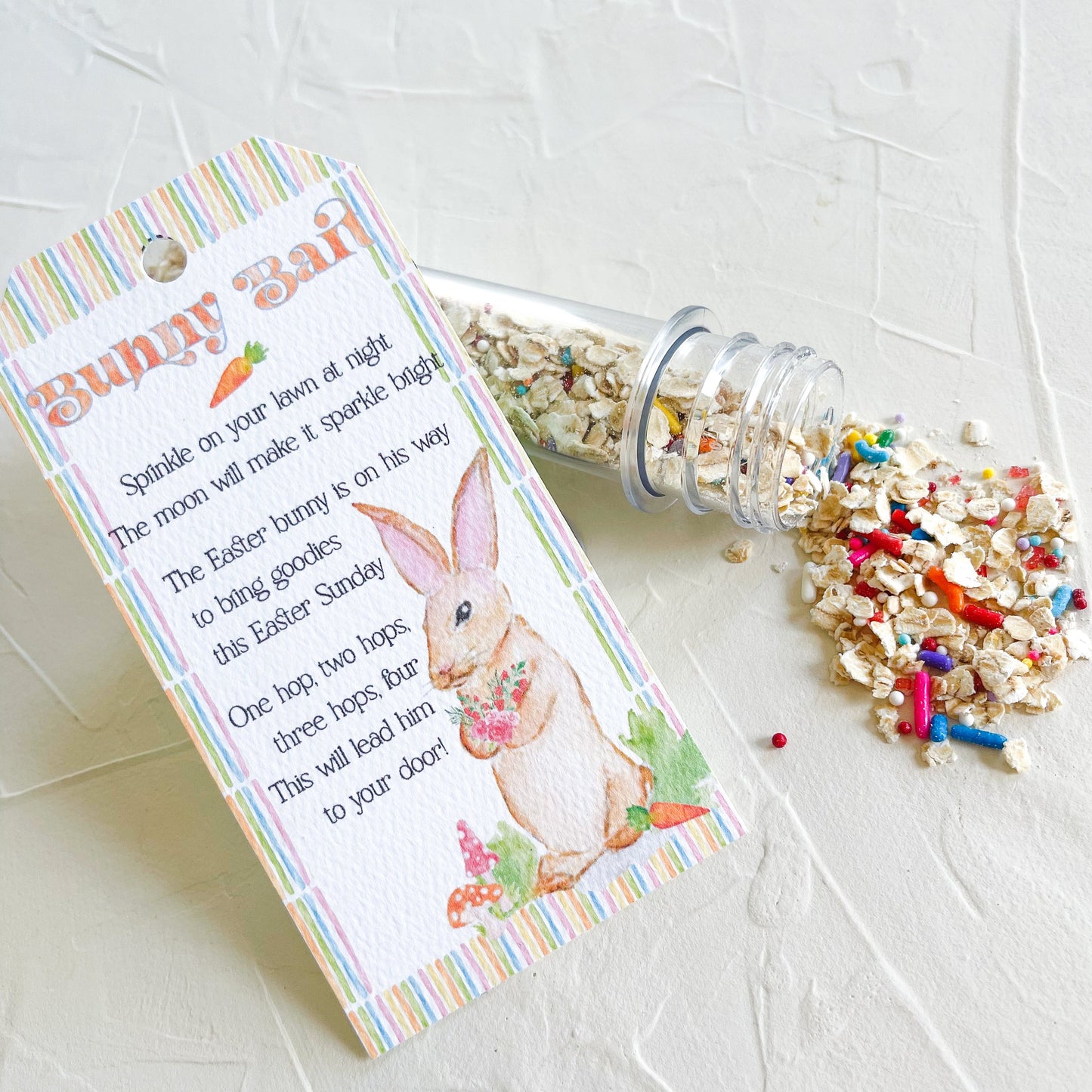Bunny Bait Easter Goodie Bag, Gift Tube for Kids