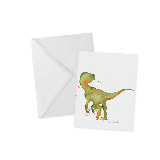 IMPERFECT Clever Girl, Velociraptor Greeting Card