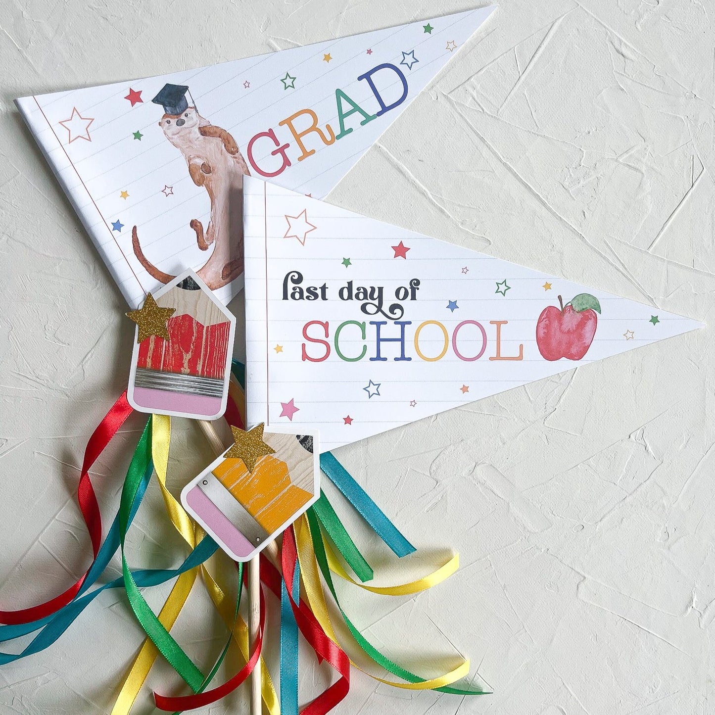 GRAD- Graduation Party Flag