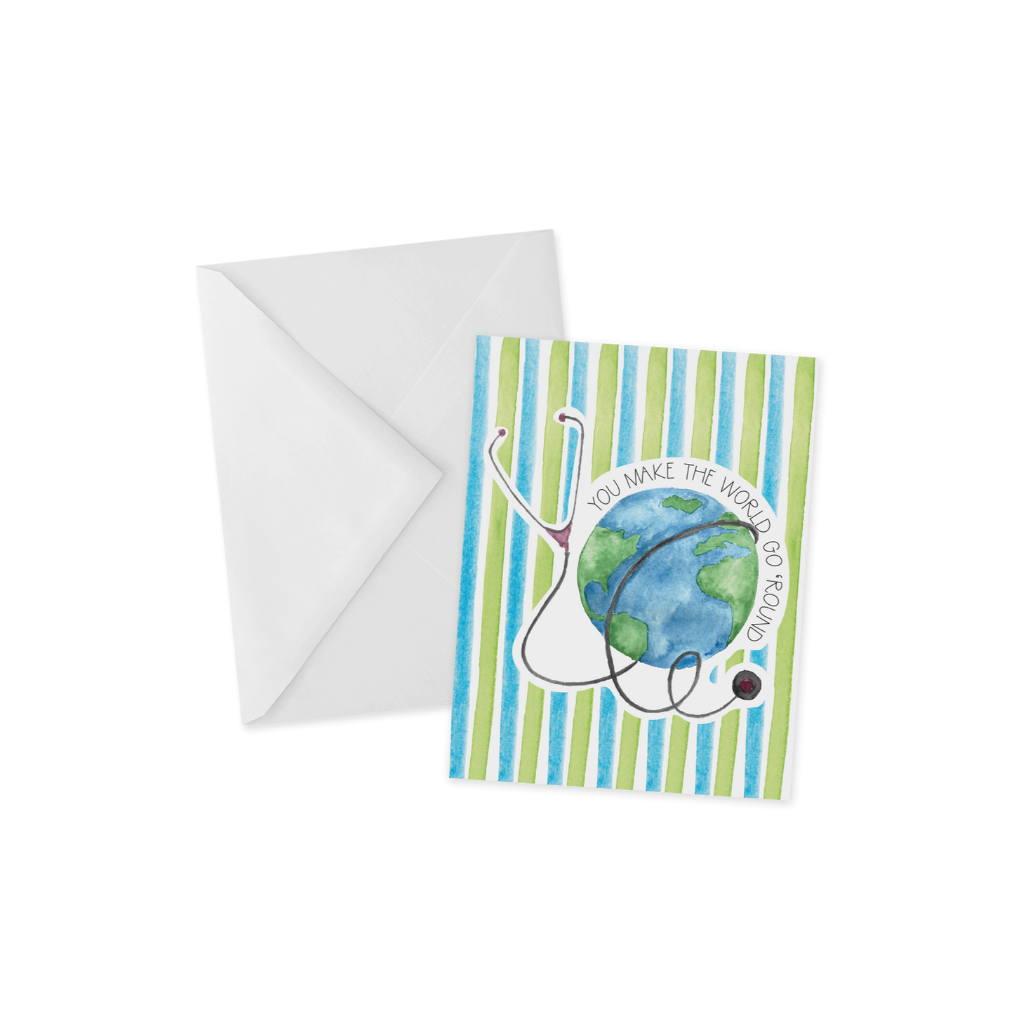 Healthcare Thank You Card, Great for Nurse or Med School Grads