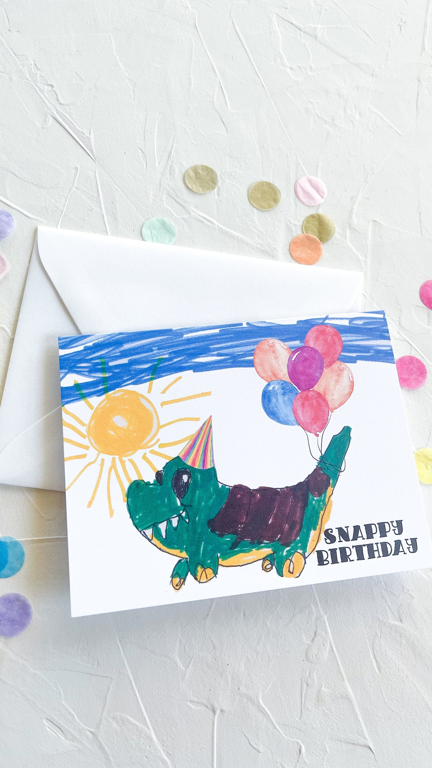 Birthday Gator Greeting Card