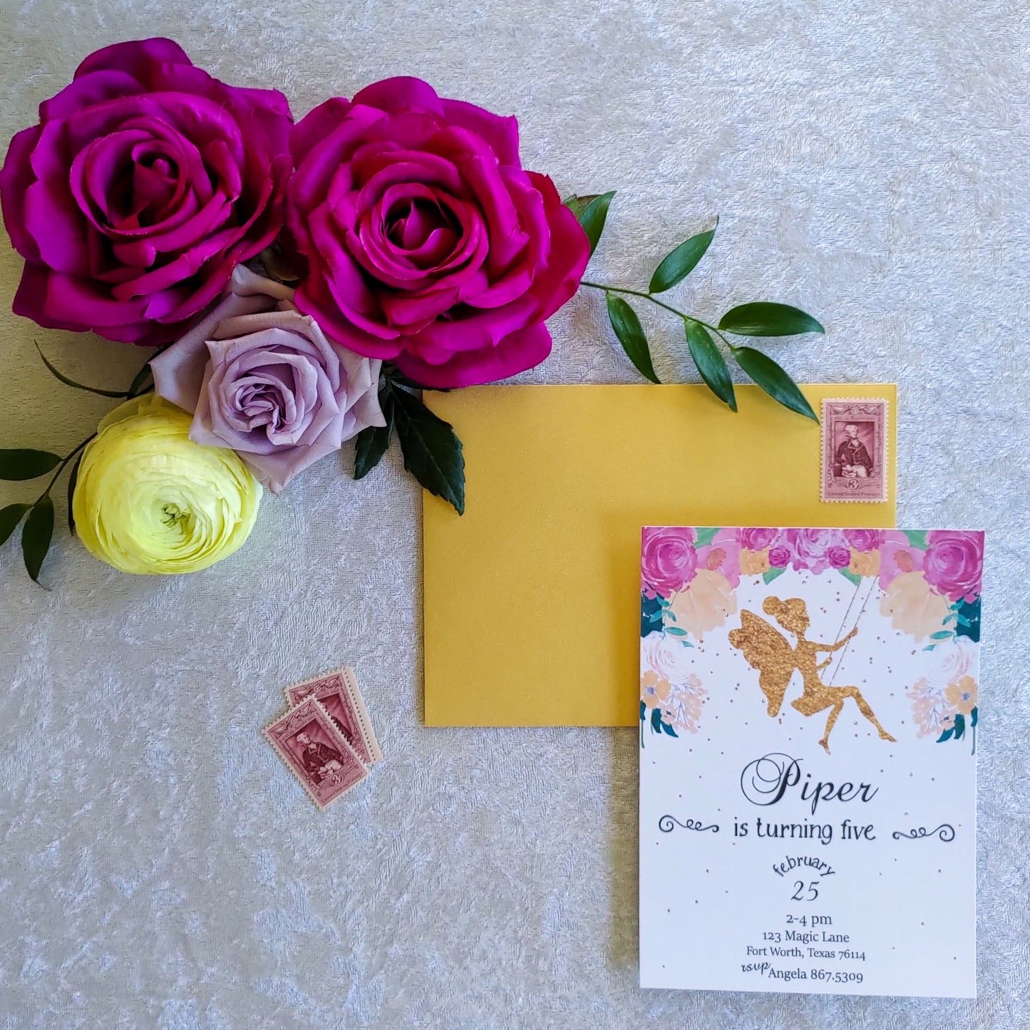 Boho Forest Fairy Invitation