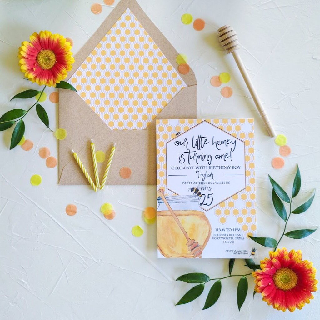 Honey Bee Invitation