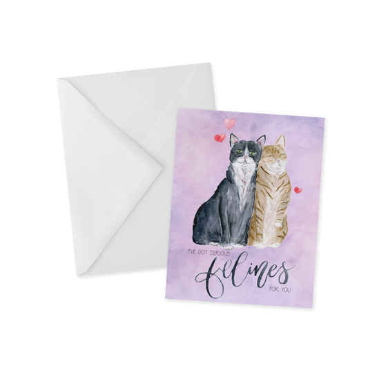 Cat Lover's Greeting Card, I've got Felines for You