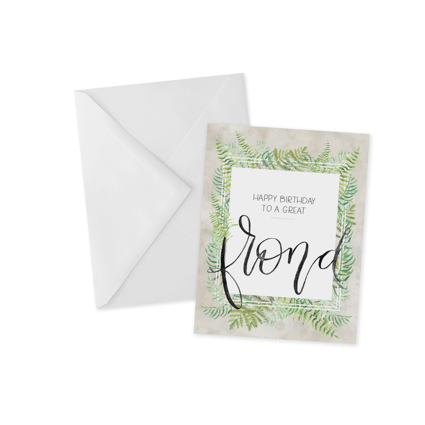 A Great Frond Birthday Card