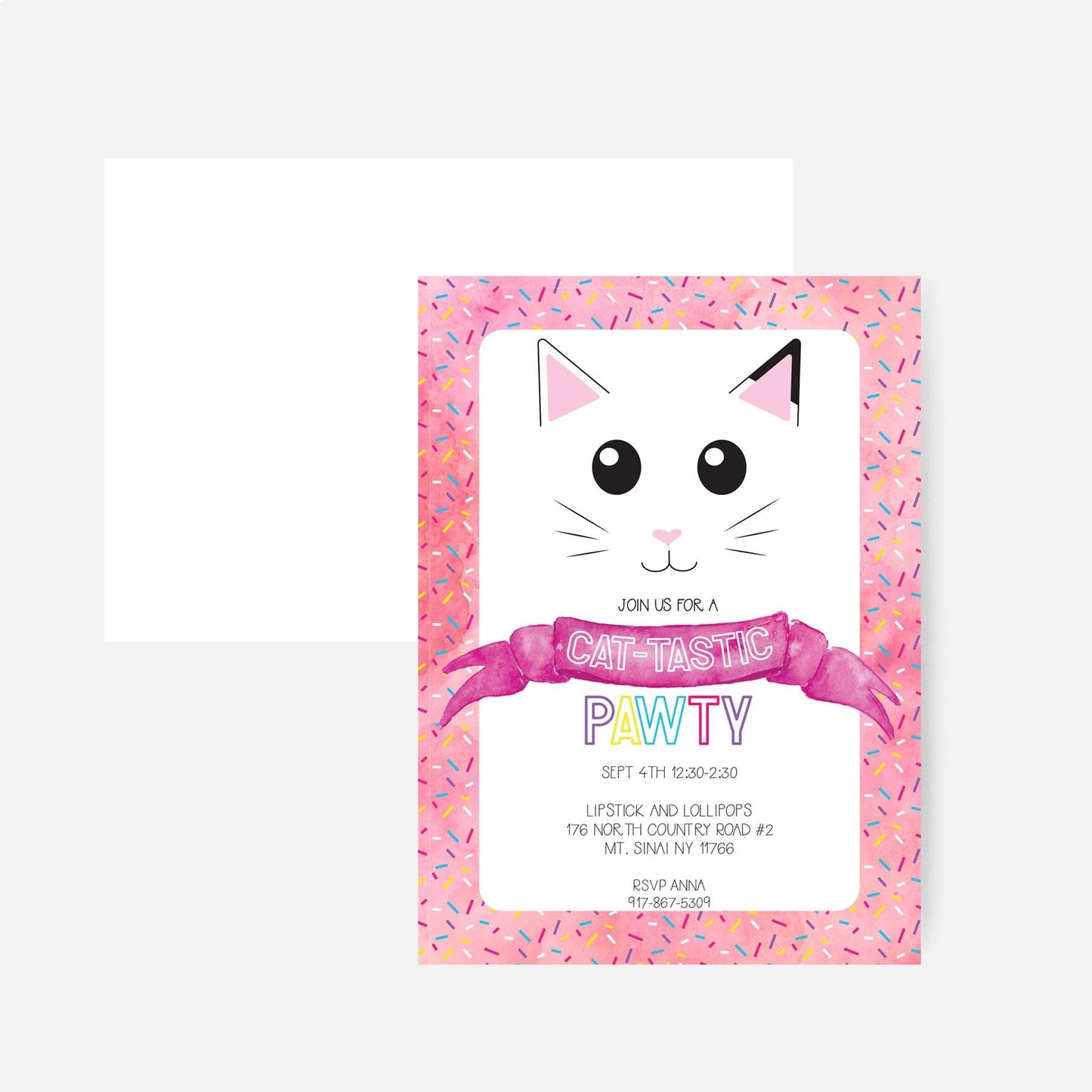 Gabby's Dollhouse Birthday Invitation