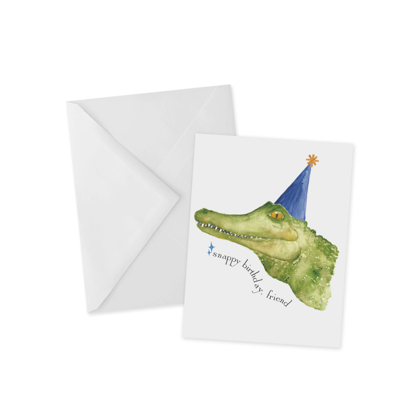 Party Gator Birthday Card