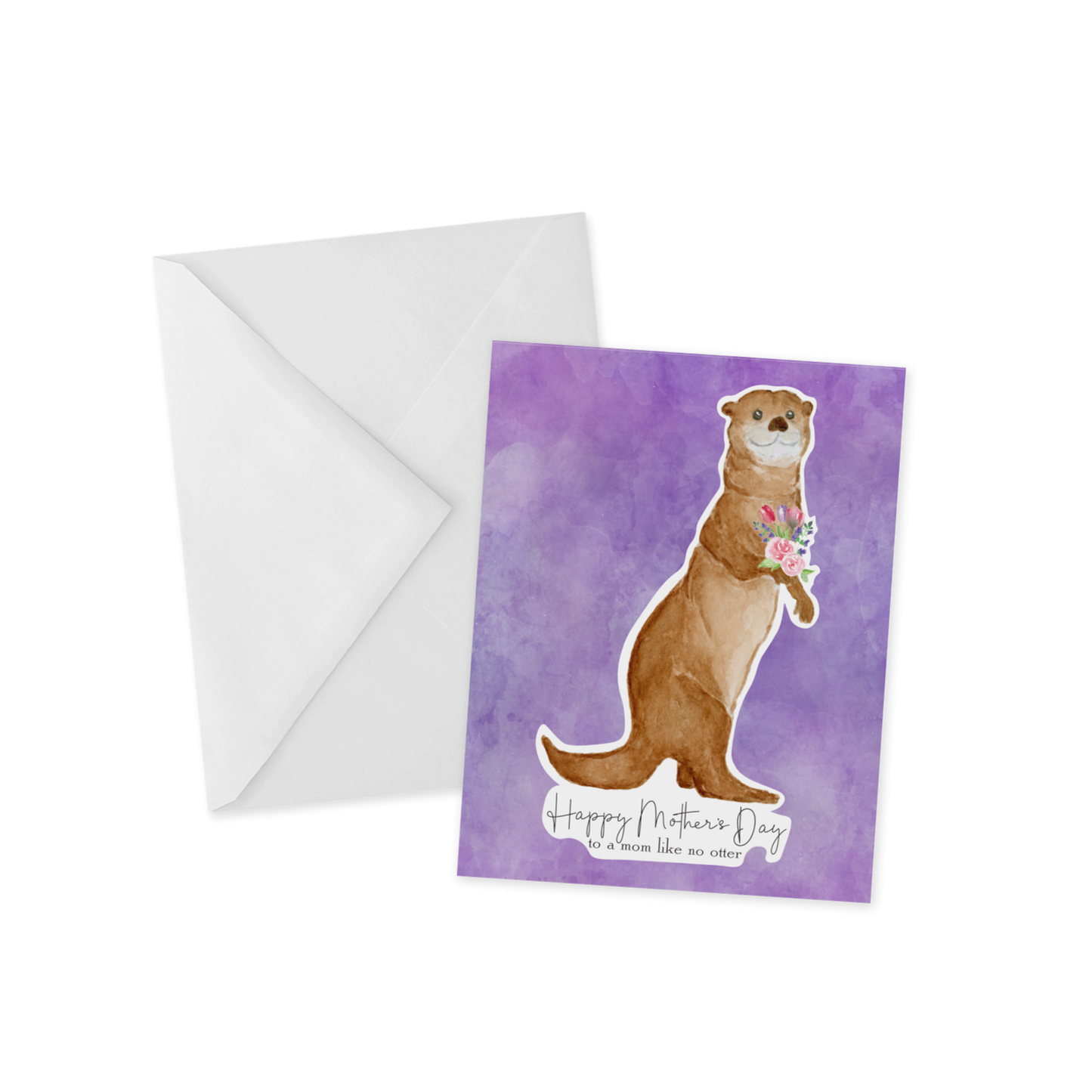 Happy Mother's Day Otter Greeting Card
