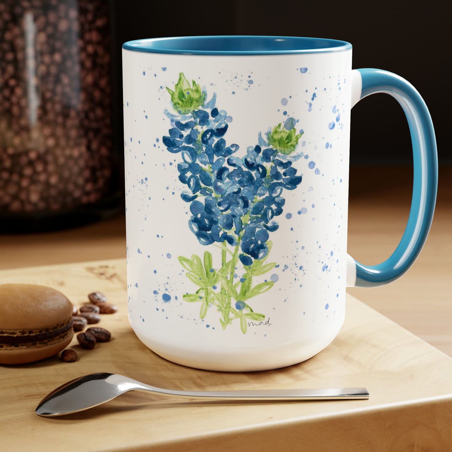 Texas Bluebonnet, 15oz Ceramic Mug