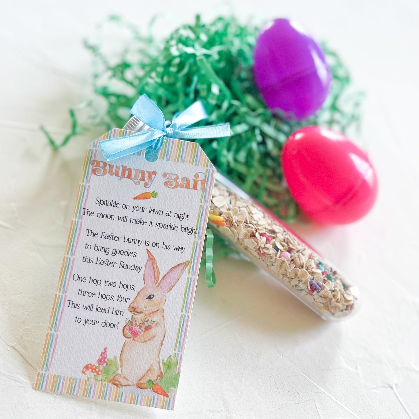 Bunny Bait Easter Goodie Bag, Gift Tube for Kids