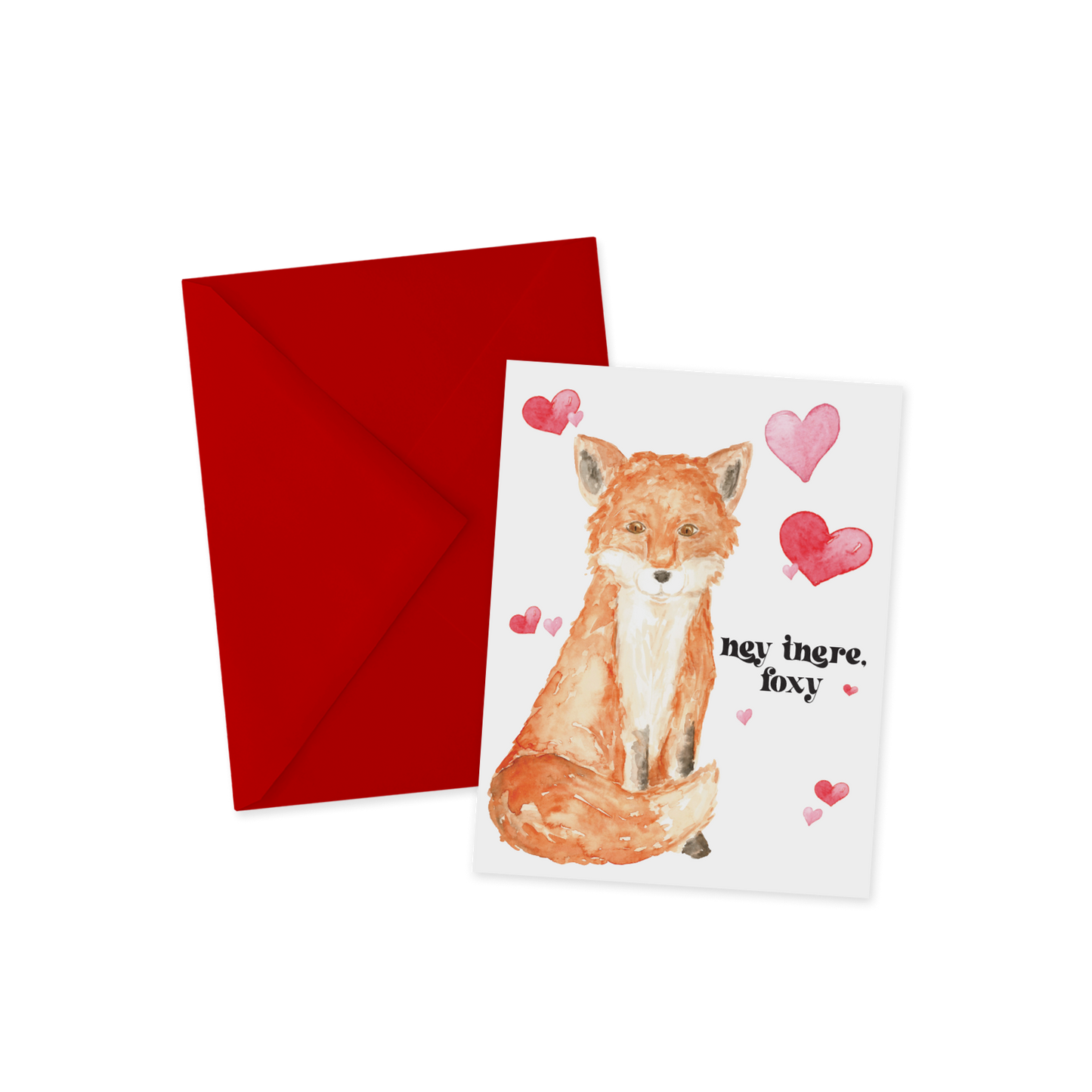Foxy Valentine's Day Greeting Card