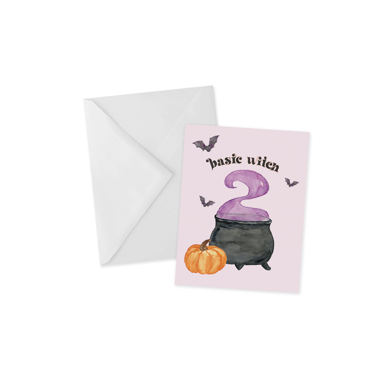 Basic Witch Halloween Card