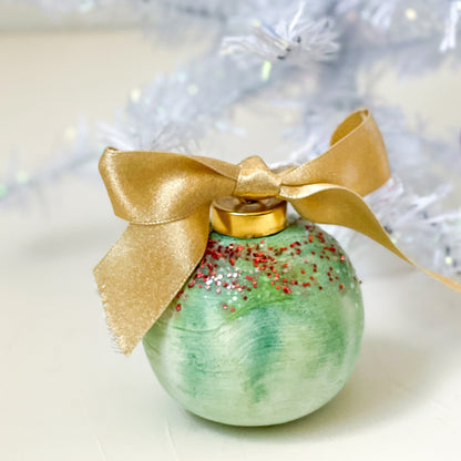 Ceramic Hand Painted Keepsake Holiday Ornaments