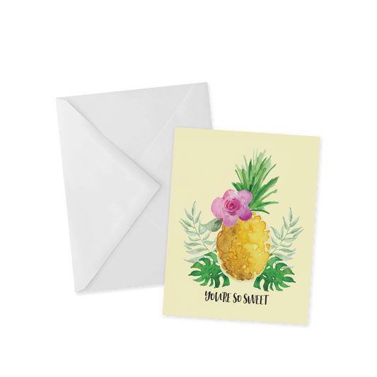 Sweet Pineapple Thank You Card