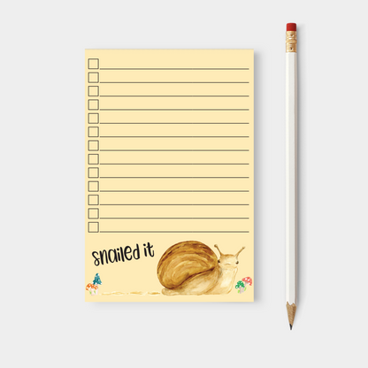 Snailed it! Watercolor Notepad