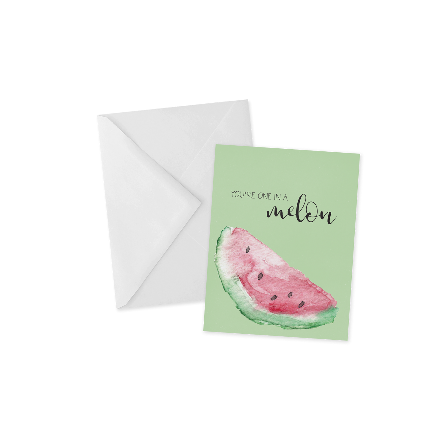 Colorful Watermelon Greeting Card