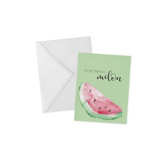 Colorful Watermelon Greeting Card