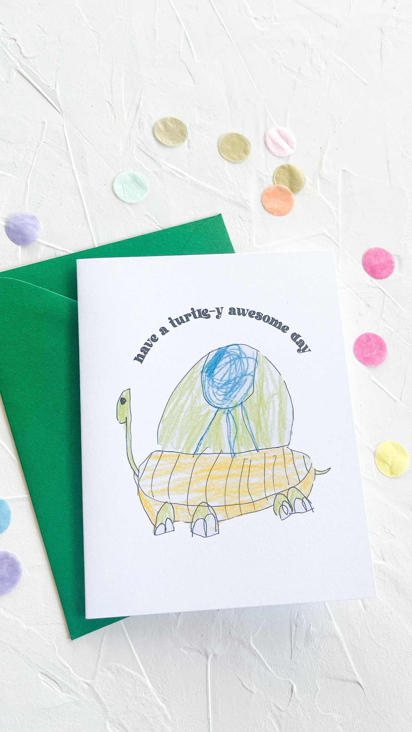 Turtle-y Awesome, Man Greeting Card