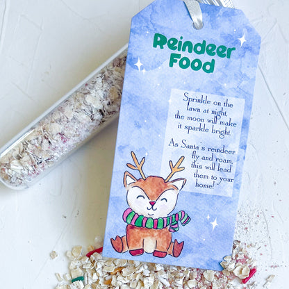 Reindeer Food Tube, Christmas Eve Gift for Kids