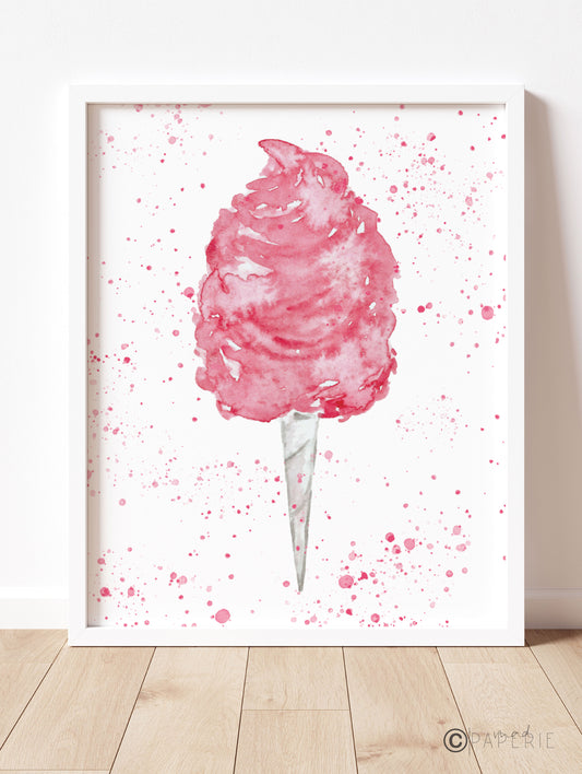 Pink Cotton Candy, 8x10 Print