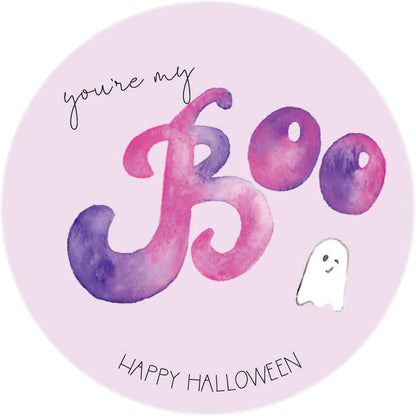 You're My Boo, Halloween Gift Stickers