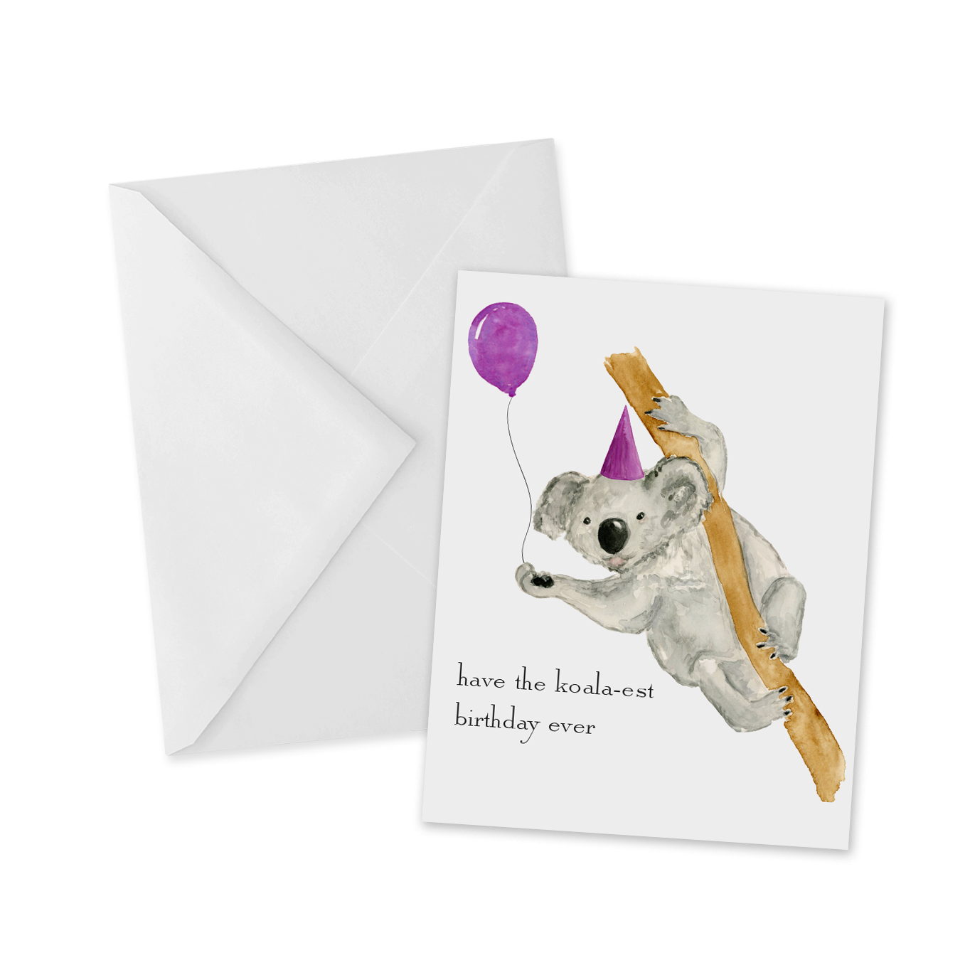 Party Animal, Wildlife Birthday Greeting Card Box