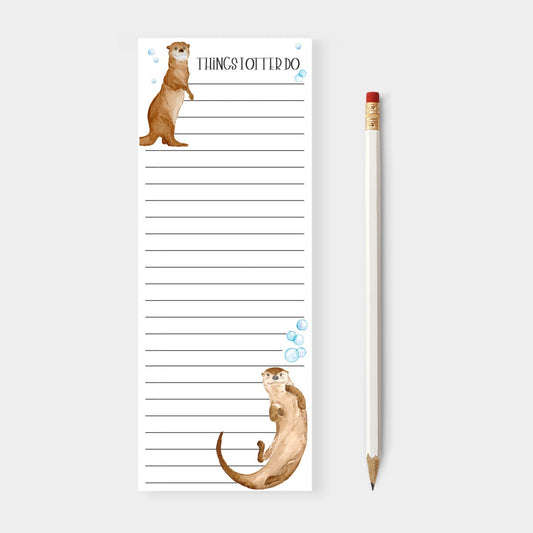 Cute Otter Notepad